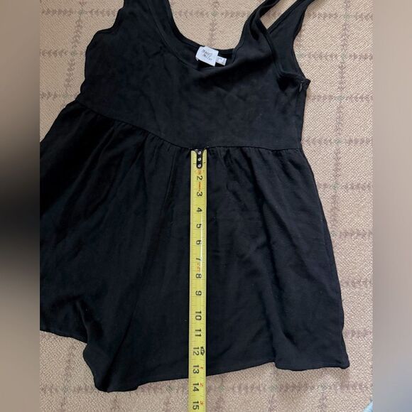 Princess Polly black cotton linen blend one piece flowy boho romper 2 - Picture 4 of 9